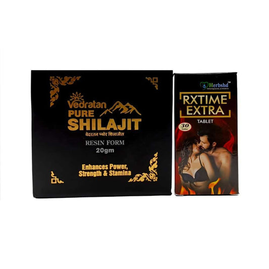 Buy pure Shilajit &amp; rxtime extra tablet