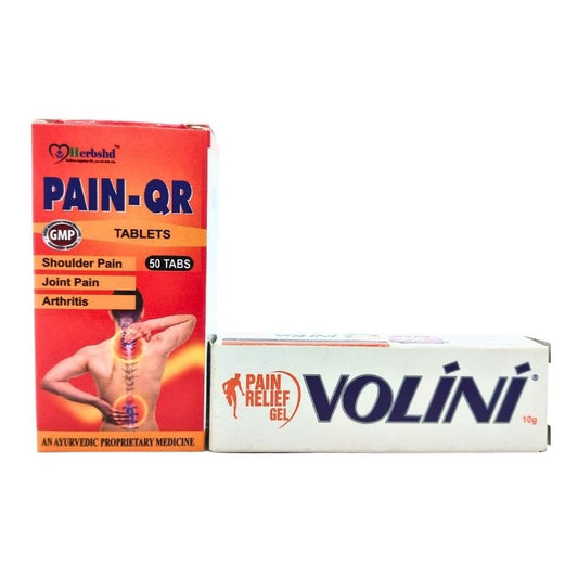 Volini gel 10g & Pain QR tablet (combo pack)