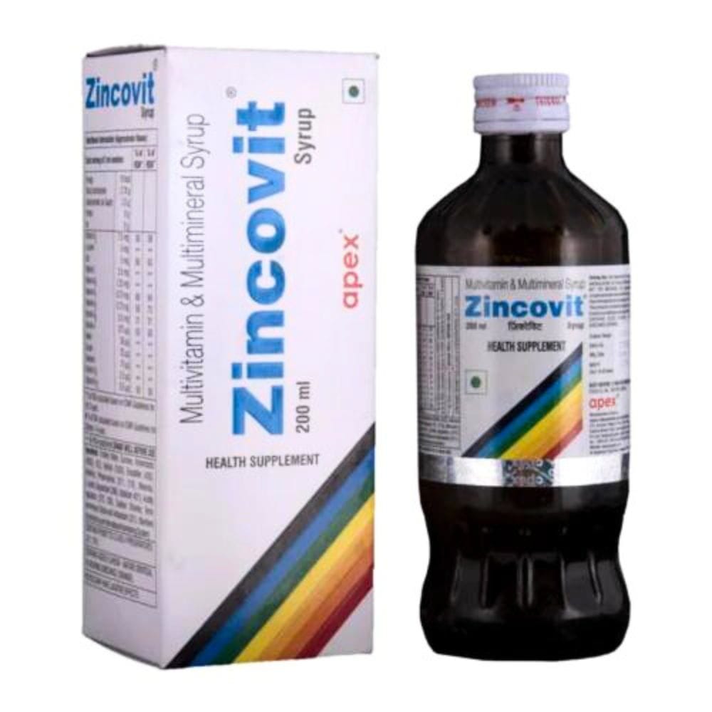 Zincovit Multivitamin & Multimineral Syrup | Helps Build Immunity