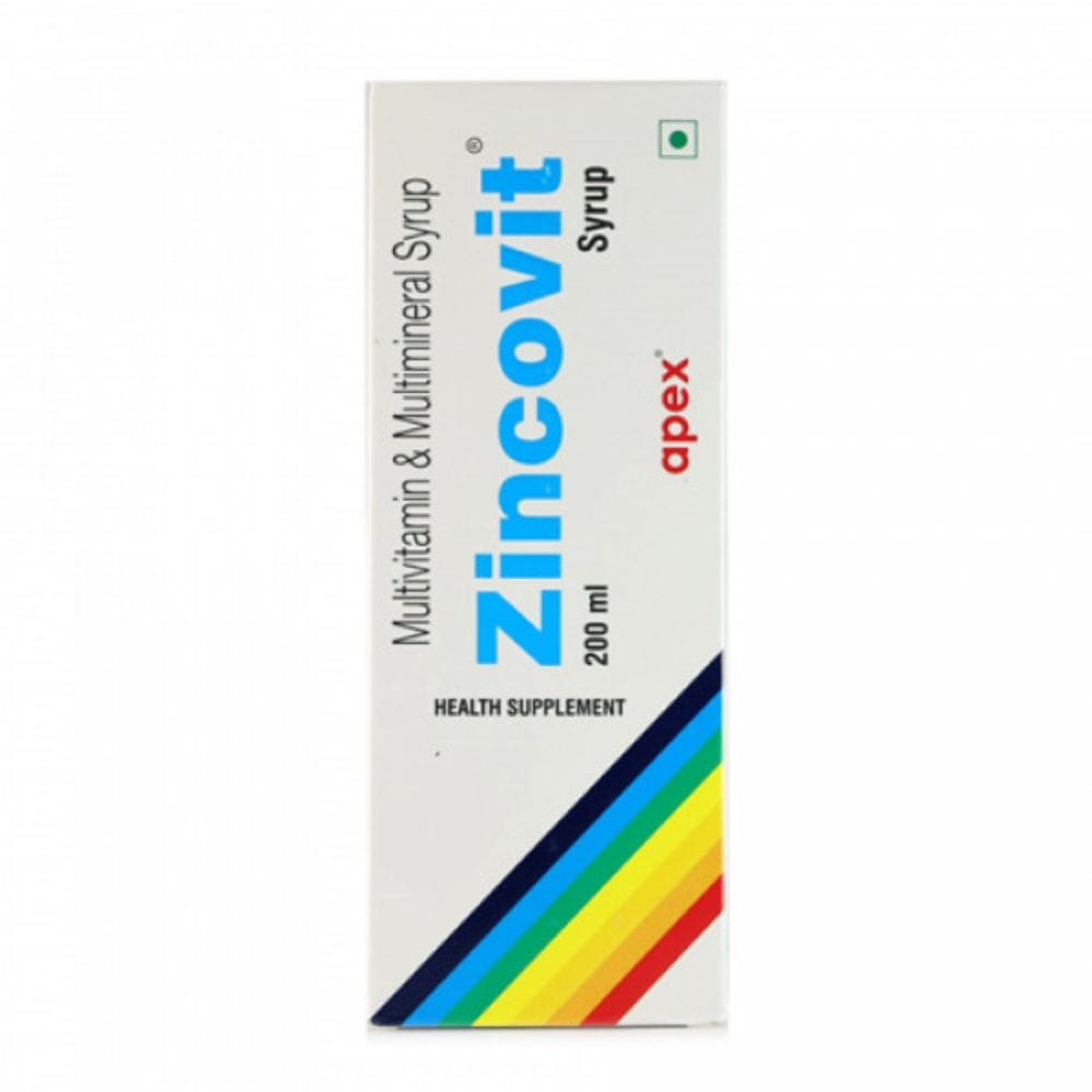 Zincovit Multivitamin & Multimineral Syrup | Helps Build Immunity